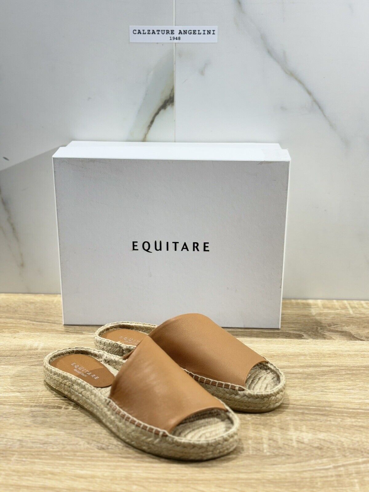 Equitare Sandalo Donna Iris   Pelle Cuoio   Super Soft Zeppa 36