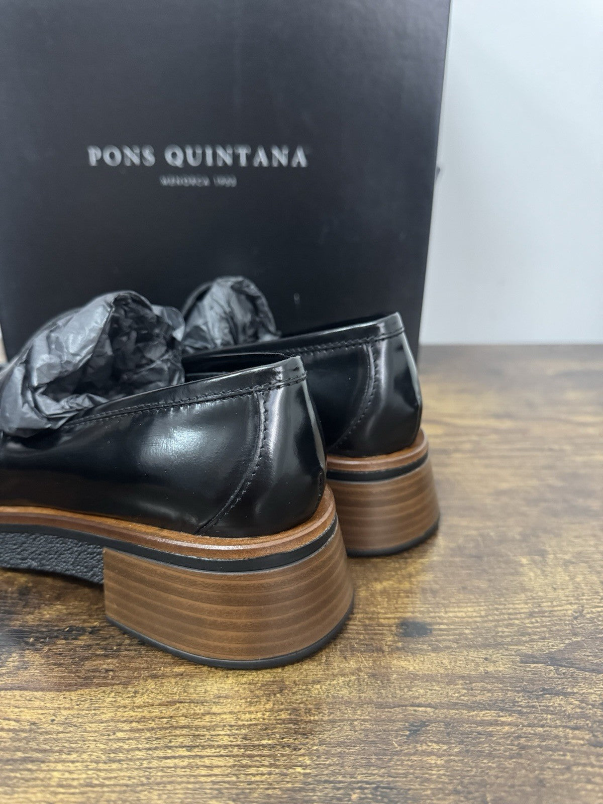 Pons Quintana Mocassino  Pelle Nero   Casual Shoes  Donna 39