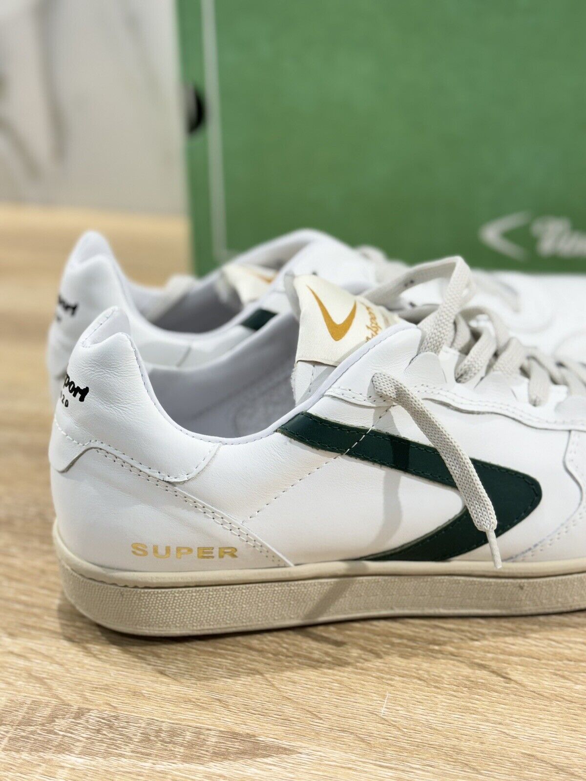 Valsport Super Sneaker Uomo Icon   White Green Casual Made In Italy Heritage 45