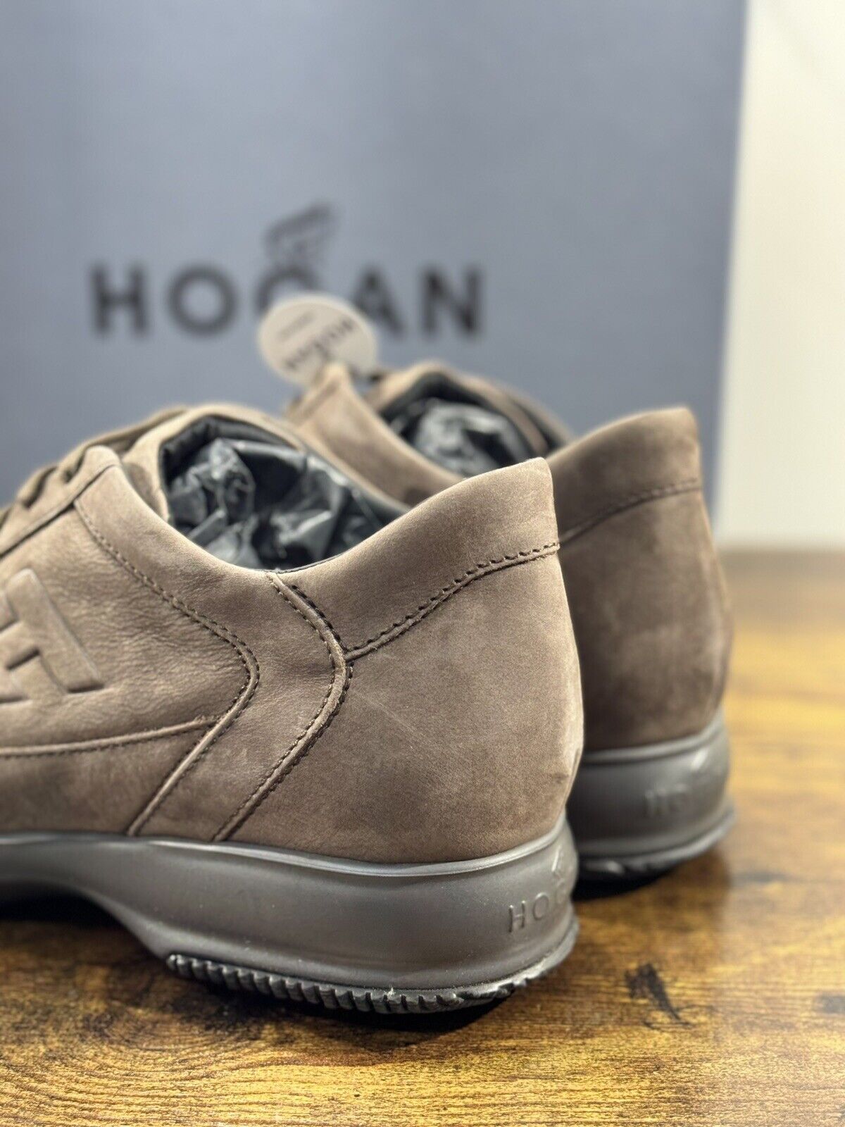 Hogan Interactive uomo Nabuk Tabacco      luxury casual hogan shoes 42