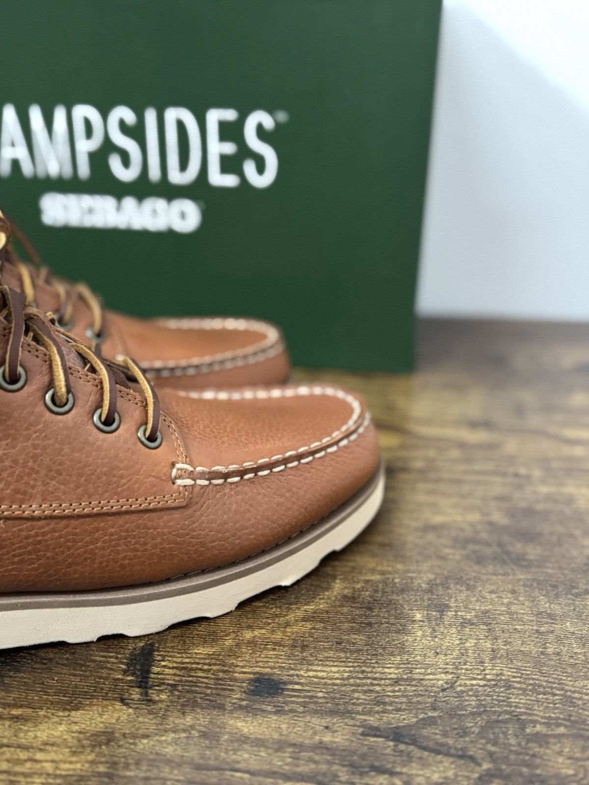 Sebago Tala Mid Pelle Brown Martellata  Boot Casual Sebago Uomo 41.5