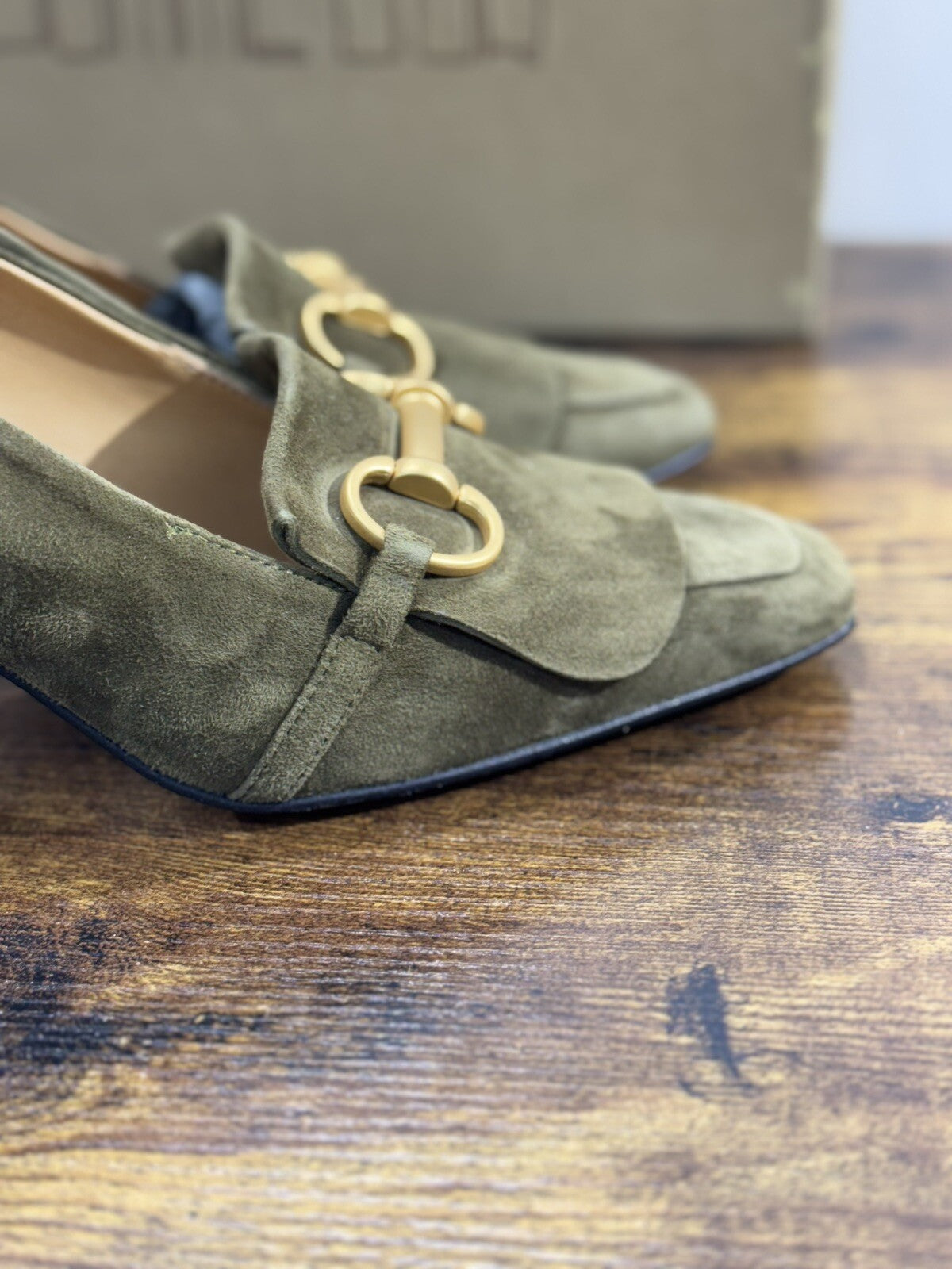Pomme D’or Mocassino  Donna Suede Military       Handmade Woman Pomme D’or 40
