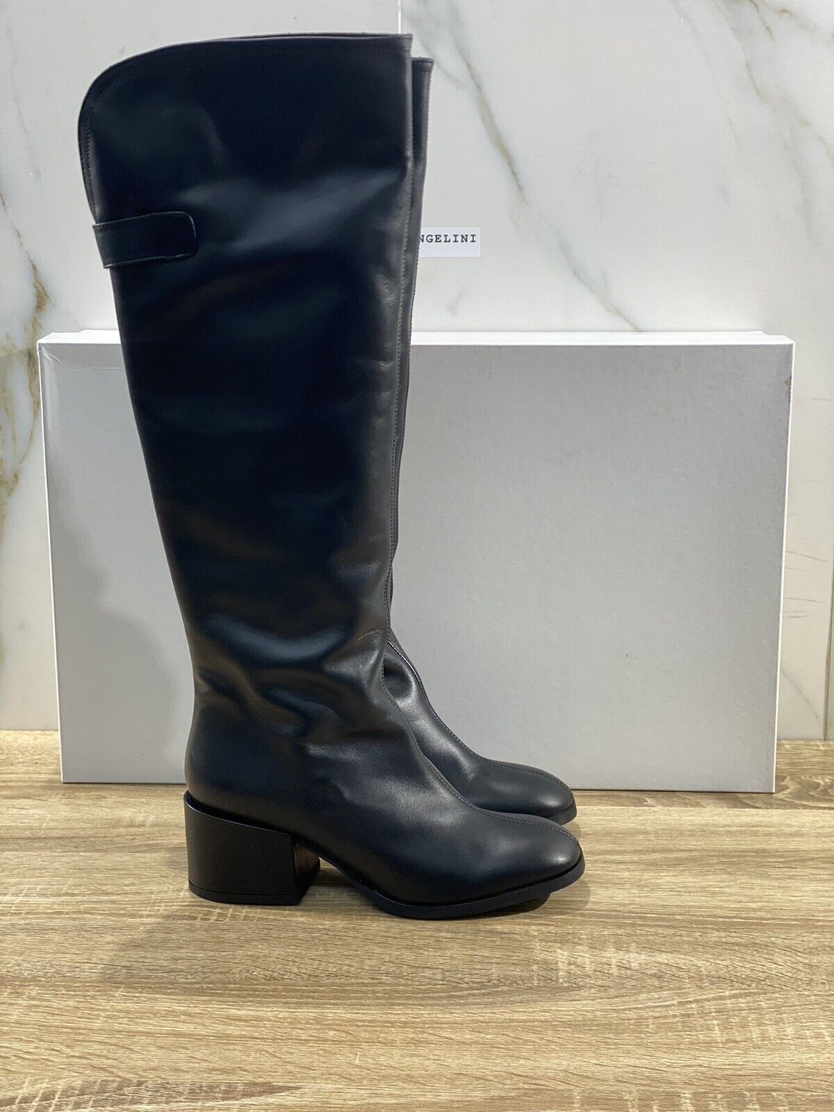 Kate Libertine Stivale Donna pelle Nero casual boot Made in Italy 40