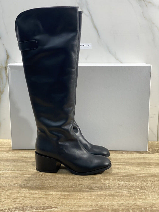 Kate Libertine Stivale Donna pelle Nero casual boot Made in Italy 40