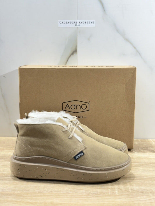 Adno Blank Chukka Boot Uomo Suede Taupe Extra light Casual 42