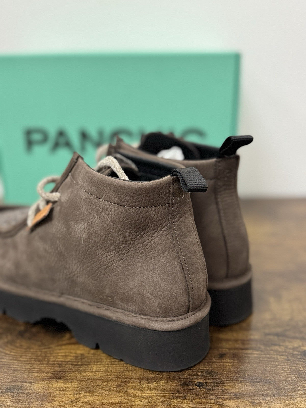 Panchic Stivaletto Pelle Nabuck Caffè Casual Boot Uomo 44