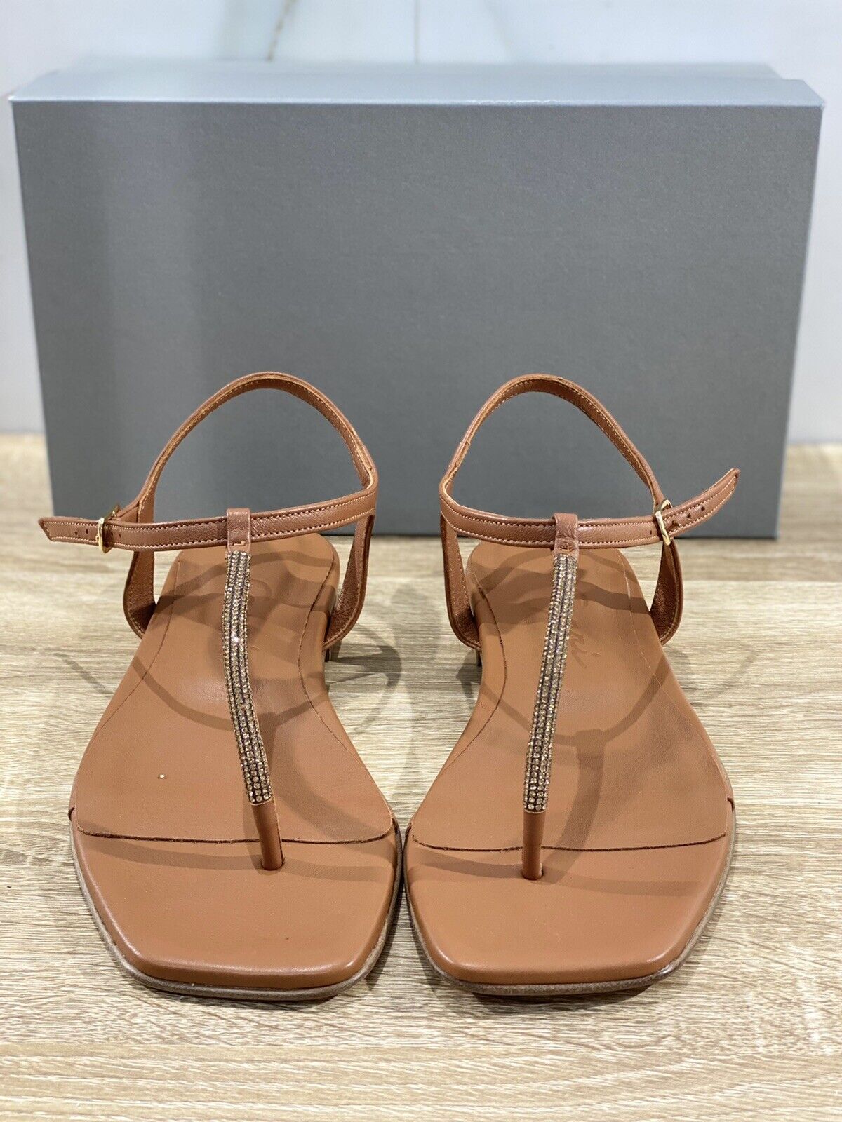 Sandalo Capri donna pelle Cuoio fatto a mano luxury capri sandal 41