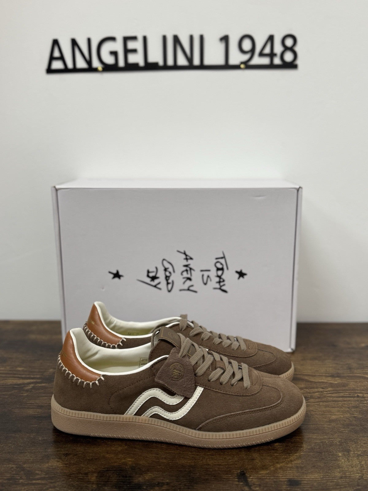 Primabase Sneaker Suede Beige Extra light Casual Uomo 40