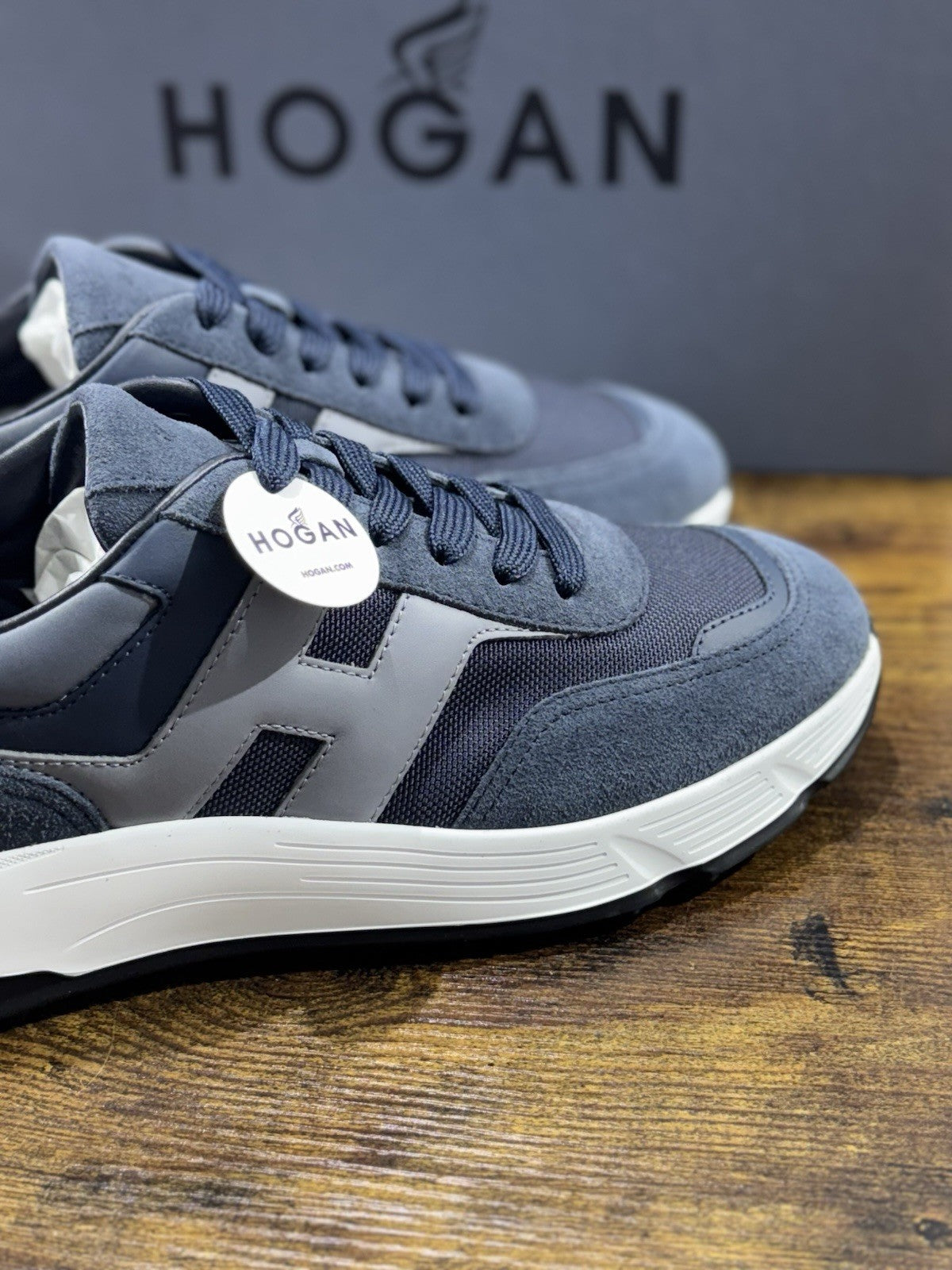 Hogan New Hyperlight Sneaker Blu   Memory Foam Luxury Hogan Uomo 41