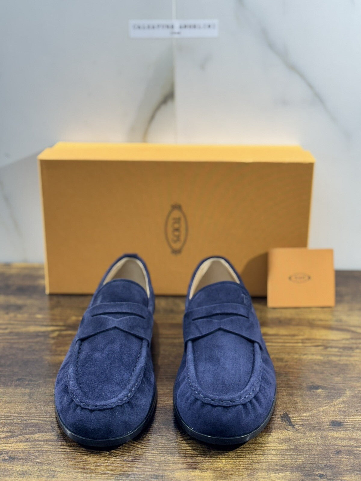Tod’s Mocassino Uomo Icon Gomma  Suede Blu   Luxury Tod’s 41