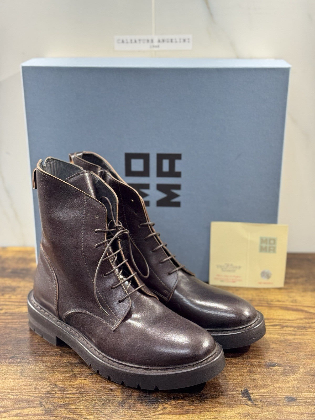 Moma Anfibio  Boot T Moro Fatto A Mano In Italia Luxury Moma Boot Donna 40