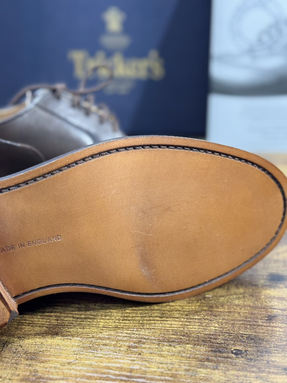 Tricker’s Scarpa Uomo Robert  Derby In Pelle Espresso   3616/ 49 Numero 40
