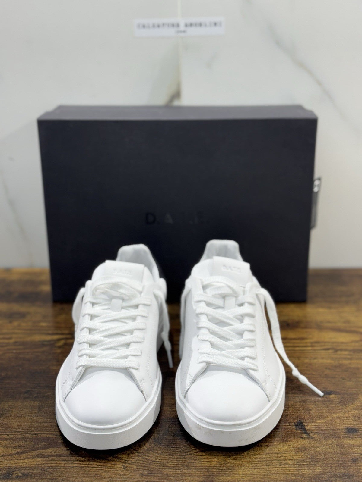 D.A.T.E Levante   sneaker Pelle White  Casual Shoes Uomo 40