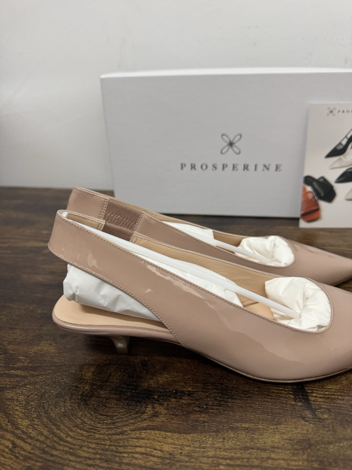 Prosperine Sling Back Pelle Poudre Casual Prosperine Scarpa Donna 40