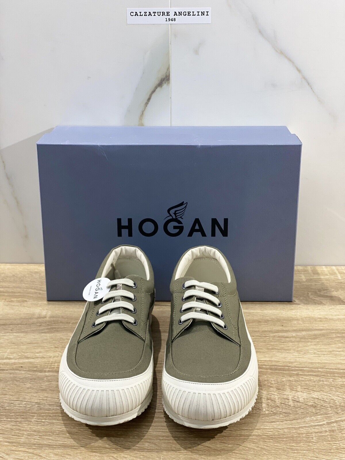 Hogan H258 traditional scarpa uomo Verde Military  luxury men shoe hogan 44