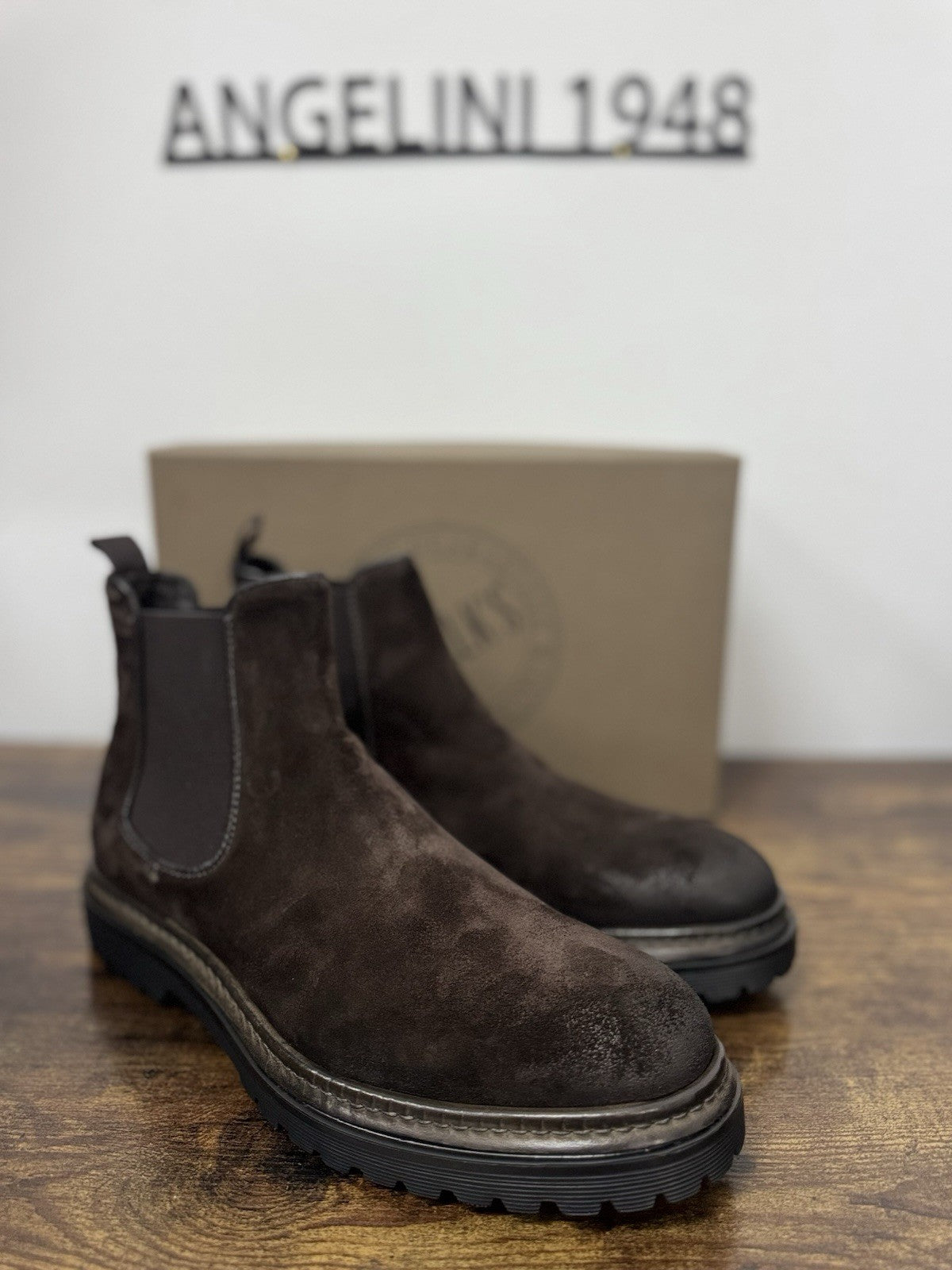 Pawelk’s Chelsea Boot  Suede Marrone Extra Light     Casual Boot Uomo 39