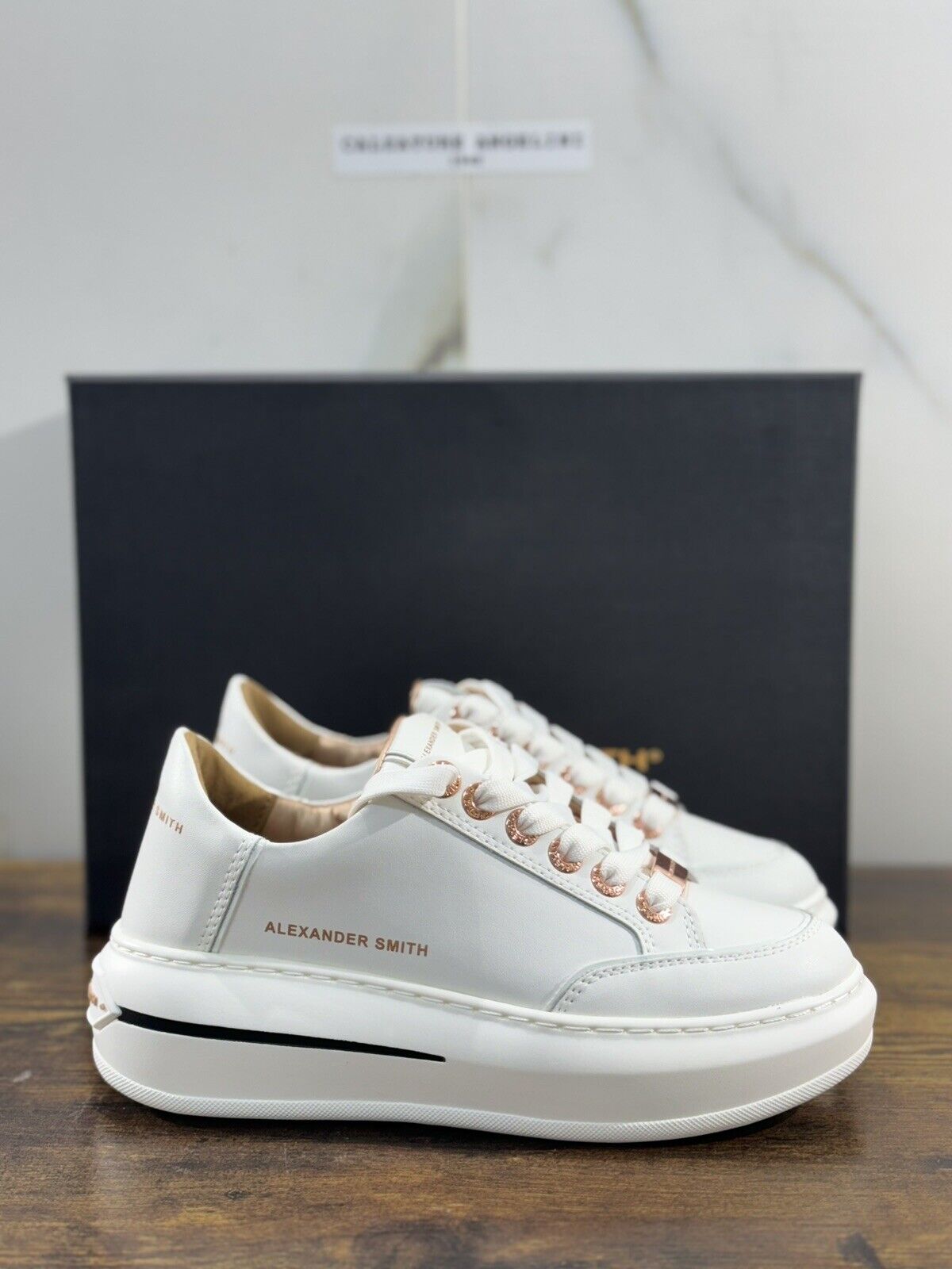 Alexander Smith London Sneaker Donna Lancaster Pelle Bianca 36