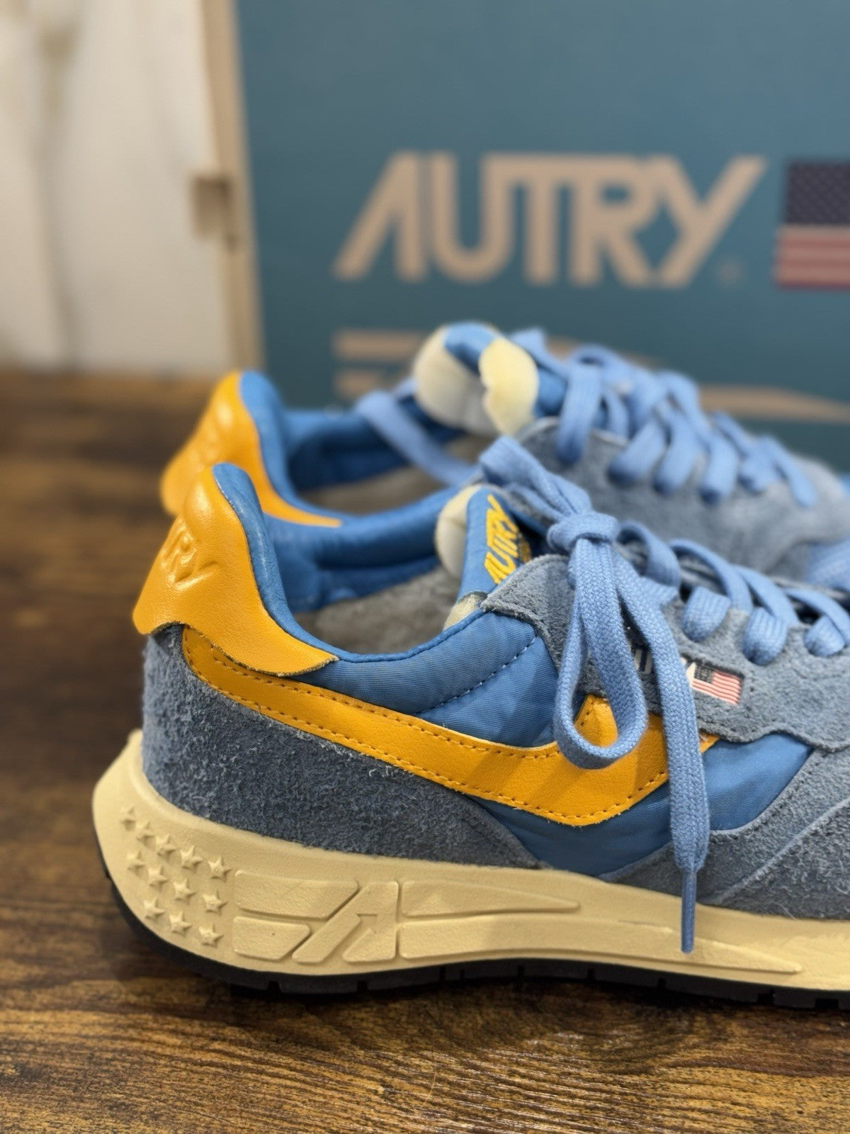 Autry Reelwind  Low Men Sneaker Celeste  Casual Autry Uomo 40