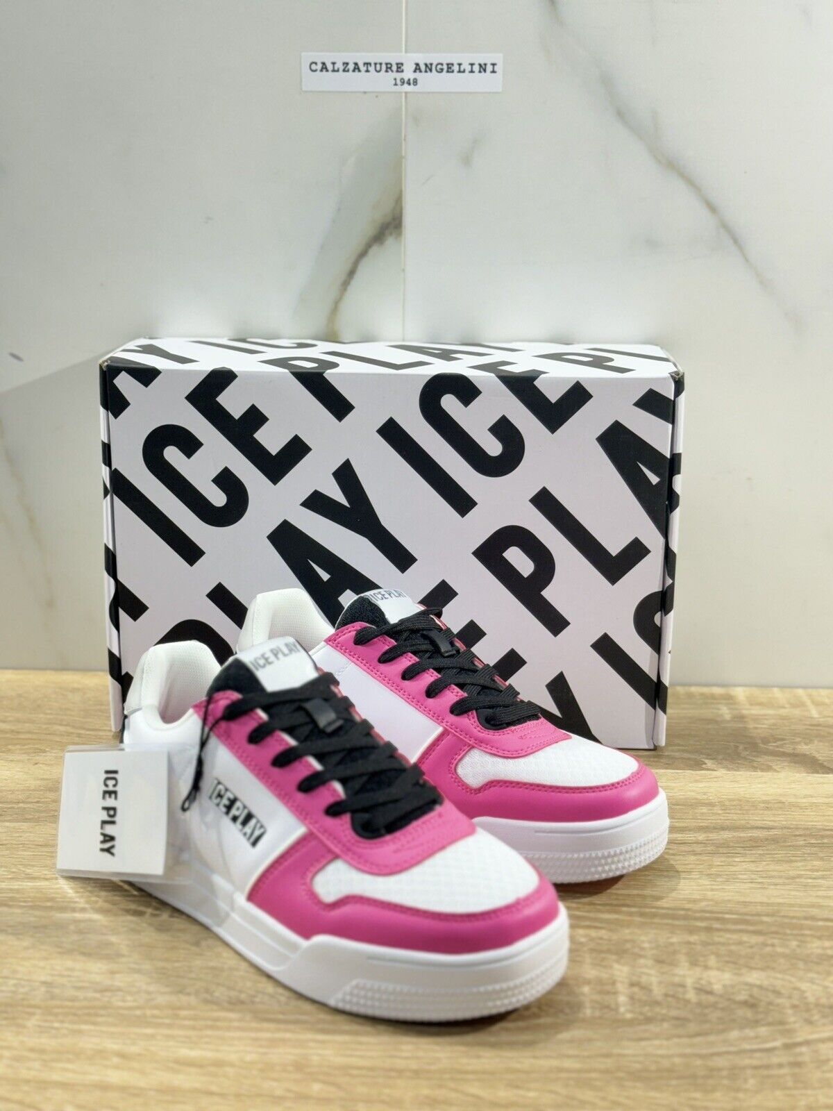 Ice Play Sneaker Donna Bianca Extralight Casual Mesh  Eco Leather 39