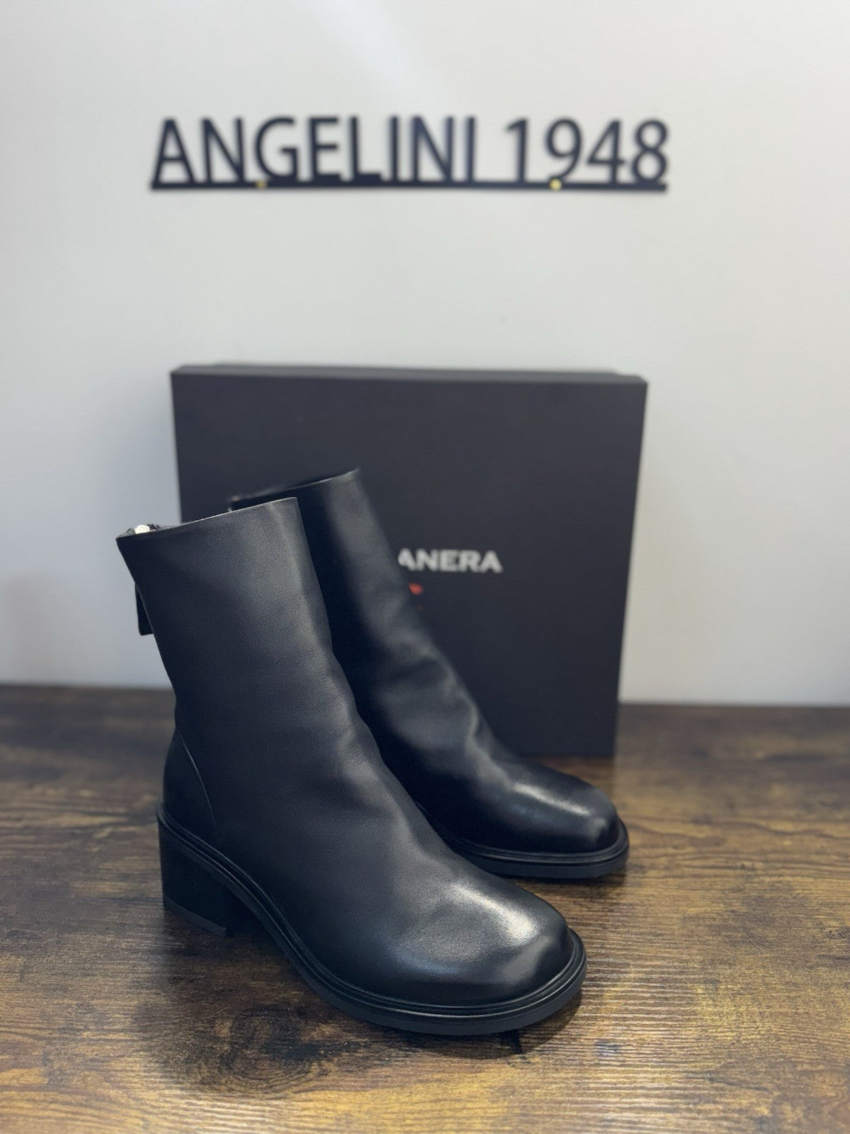 Halmanera Chelsea Boot  Nole Pelle Nero Casual Boot Donna 37
