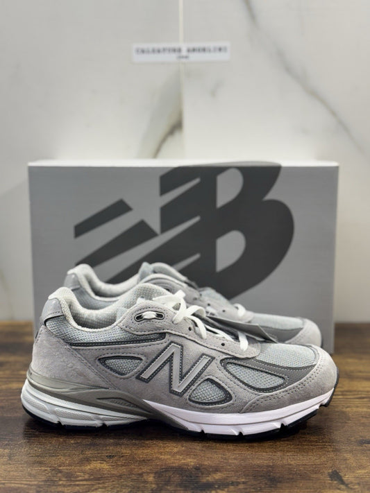 New Balance 990 Made In Usa Limited Edition 100% Leather Iconic Grey  Icon 40