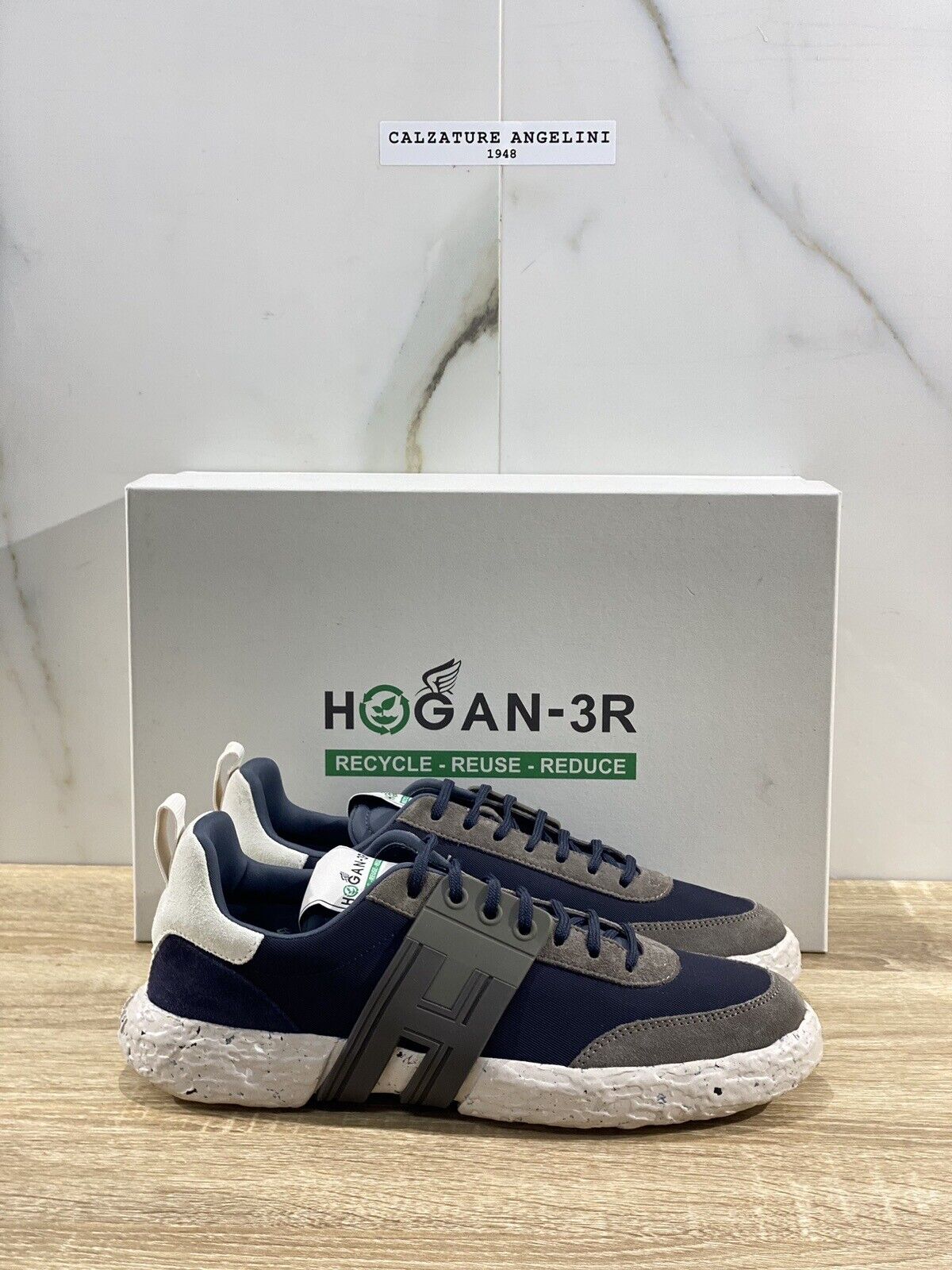 Hogan -3 R Sneaker Donna Blu Casual Vegan Shoes Hogan Woman 37