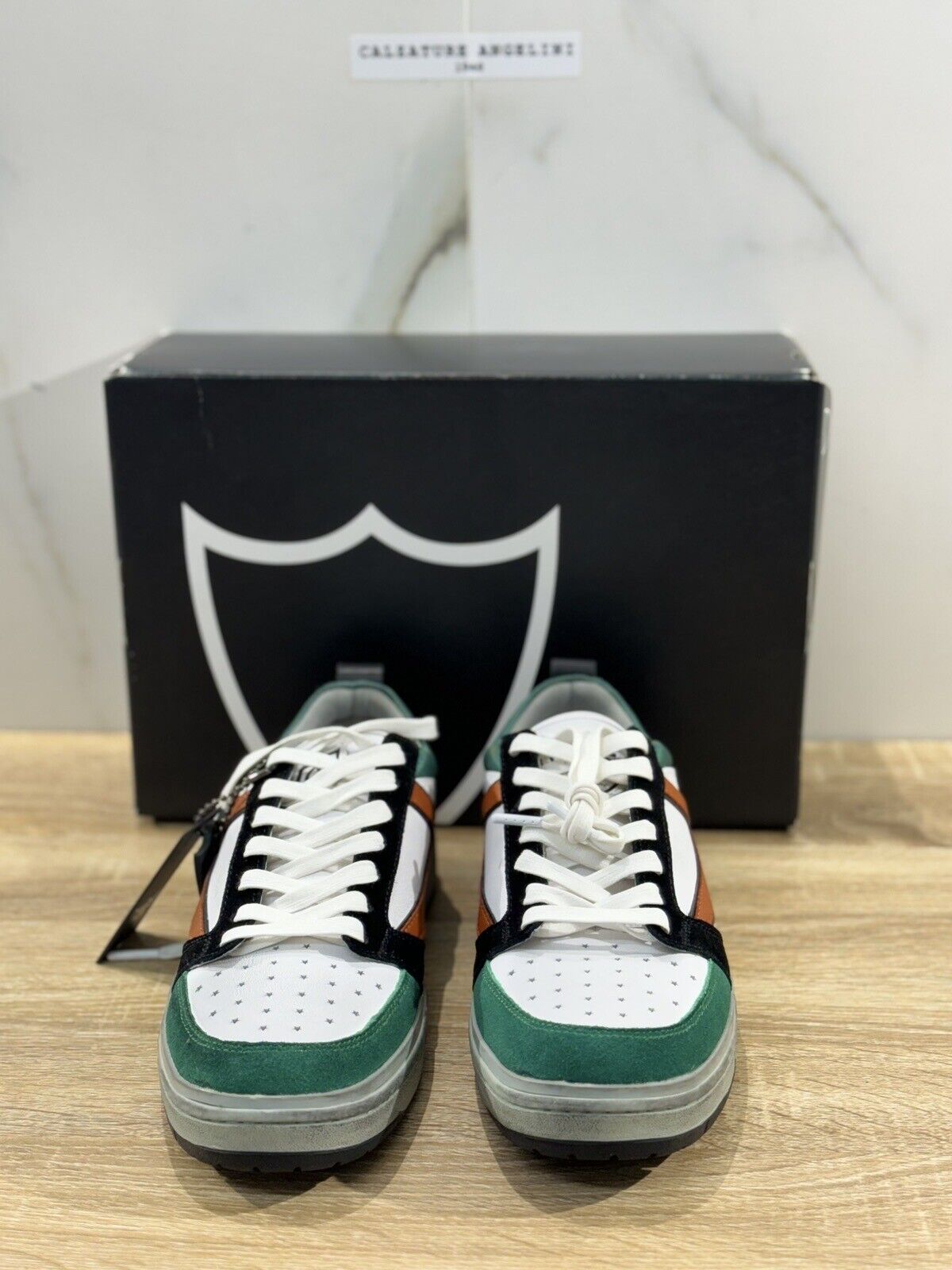 HTC Starlight Low Vintage Verde  Sneaker Uomo Casual Luxury  High Quality 44