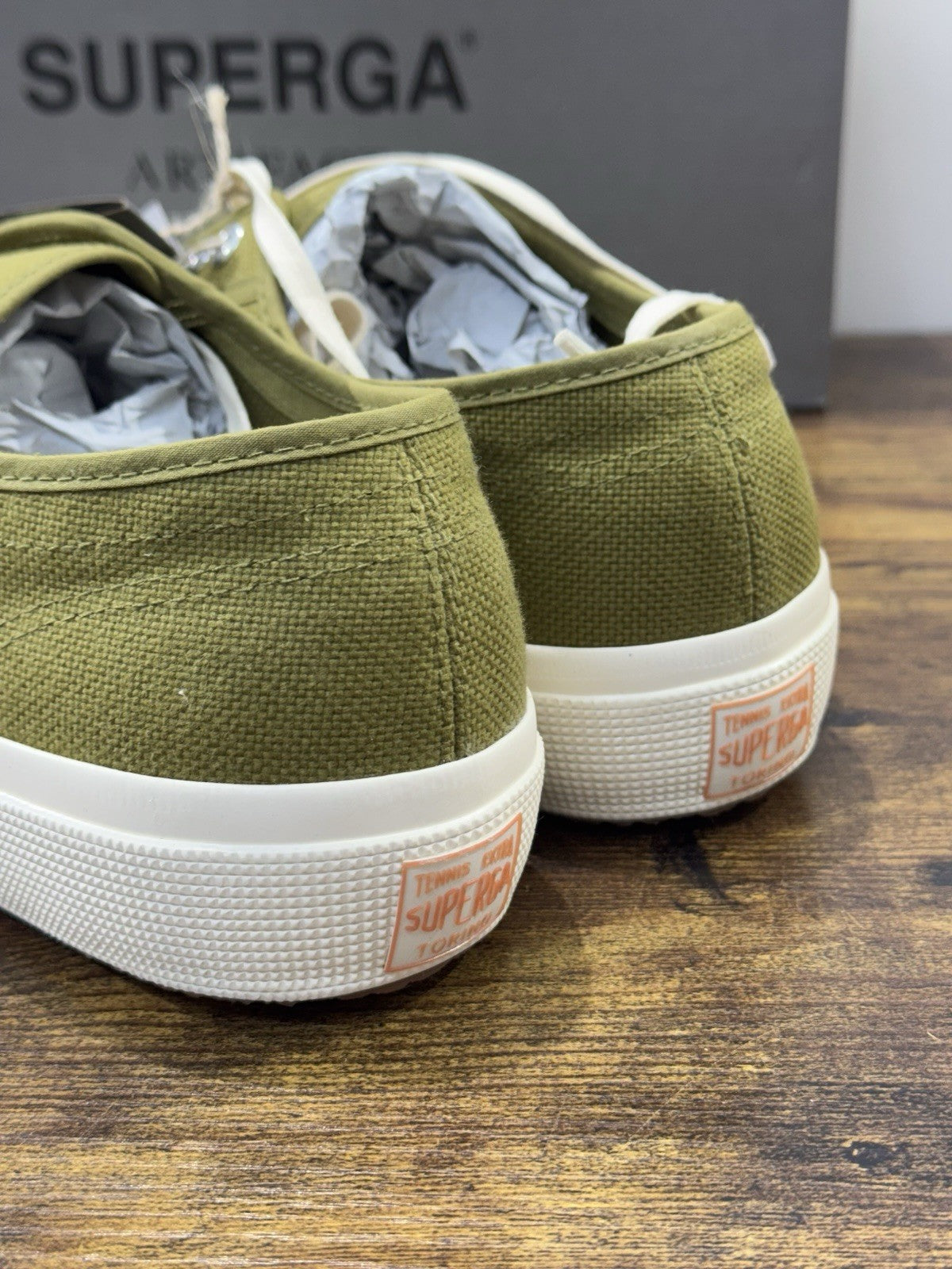 Superga Artifact Icon Sneaker Canvas Verde  Causal Superga Uomo 41.5