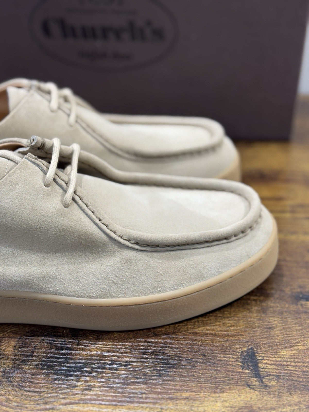 Church’s Scarpa Stringata In Suede Desert  Nocton Luxury Uomo 42