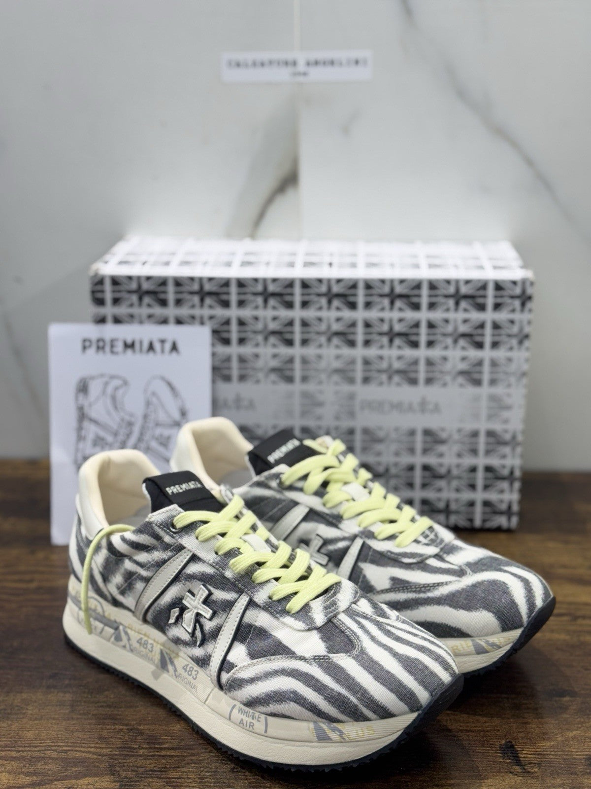 Premiata Conny  Sneaker Zebrata  Casual Premiata Scarpa Donna 41
