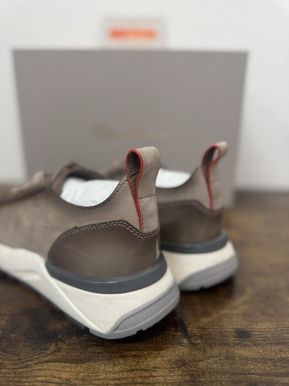 Santoni Innova Sneaker Pelle Nabuk    Casual Luxury Santoni Scarpa Uomo 40