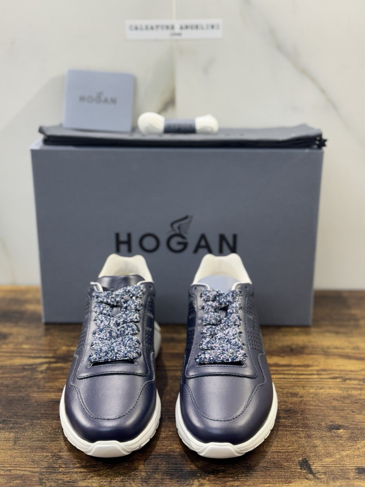 Hogan Interactive 3 Sneaker Pelle Blu   Casual Hogan Donna 36.5