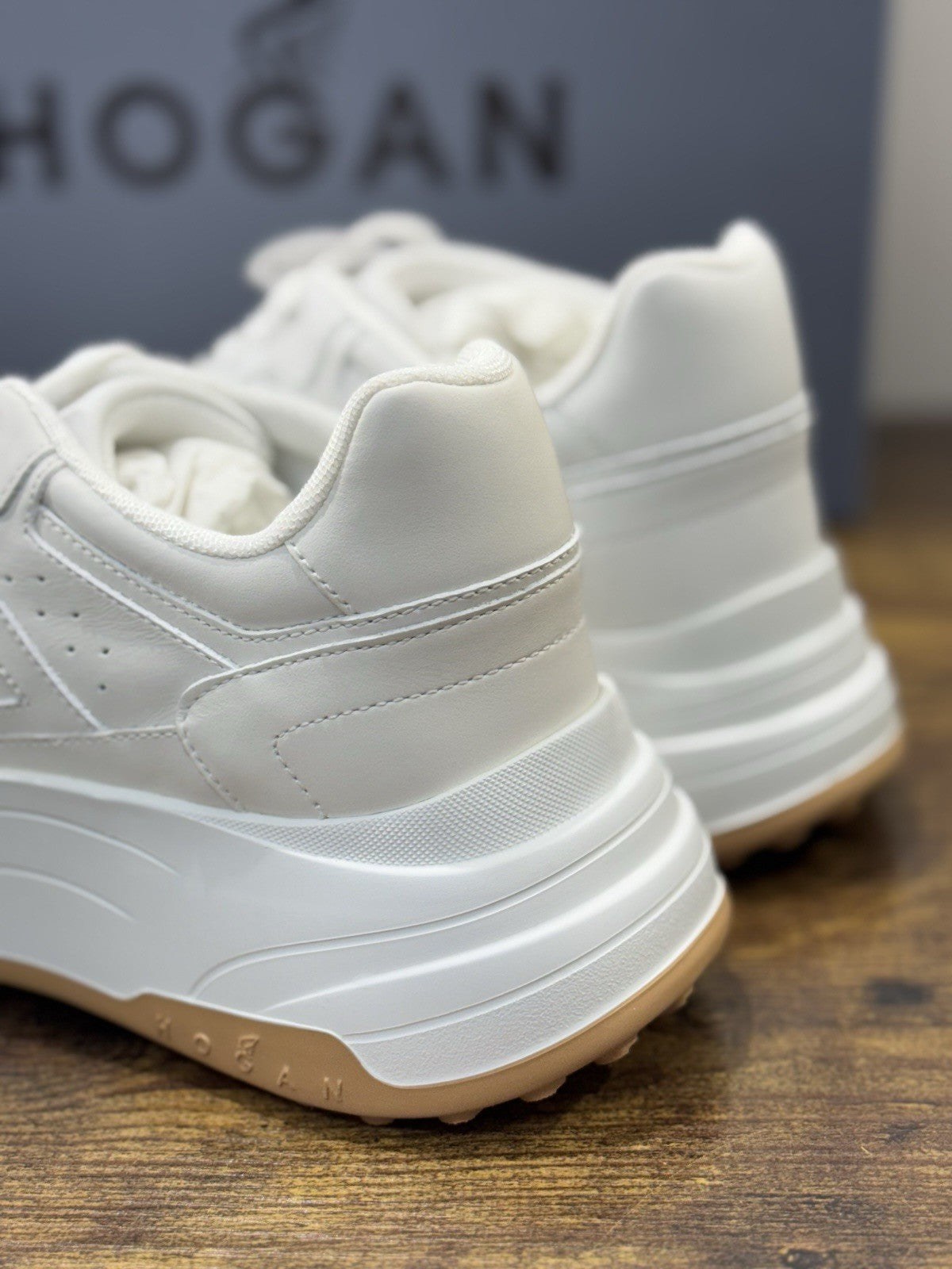 Hogan H669 Sneaker Pelle Bianca Memory Foam Scarpa Hogan Donna 37