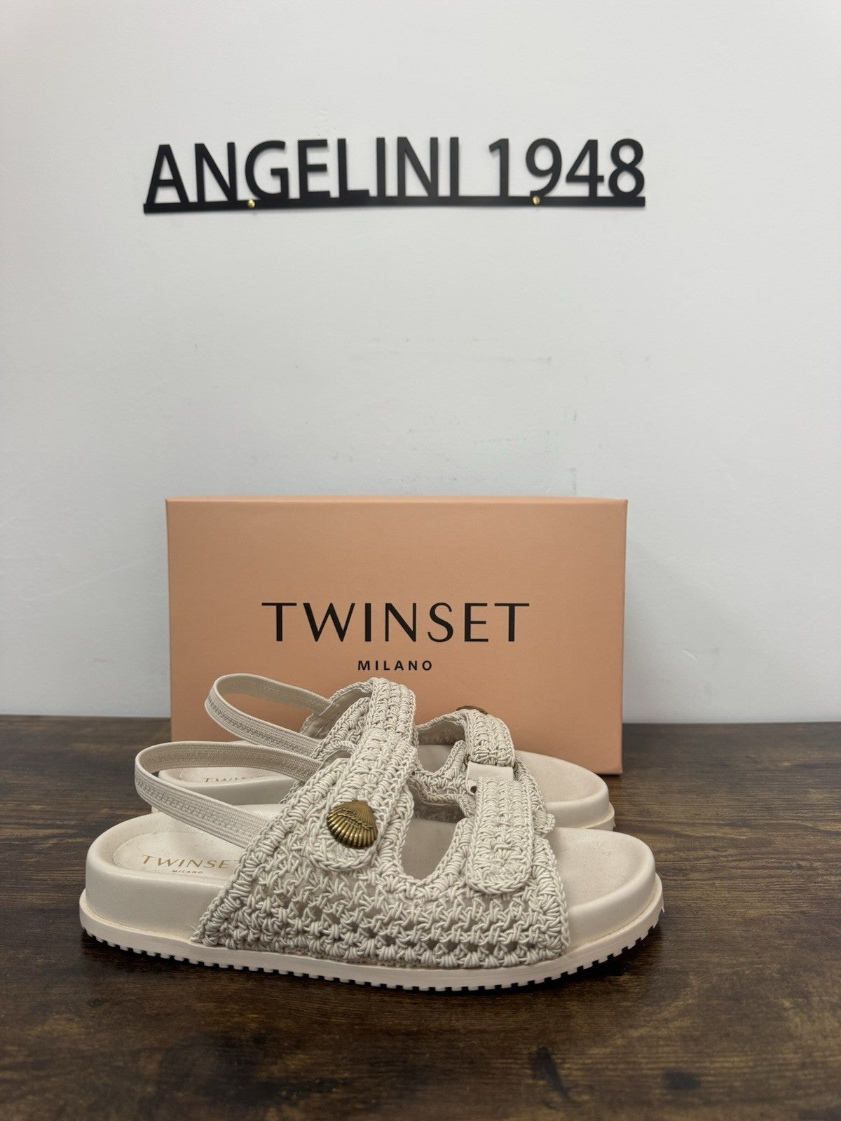 Twin Set Milano Sandalo Madreperla Casual Donna 40