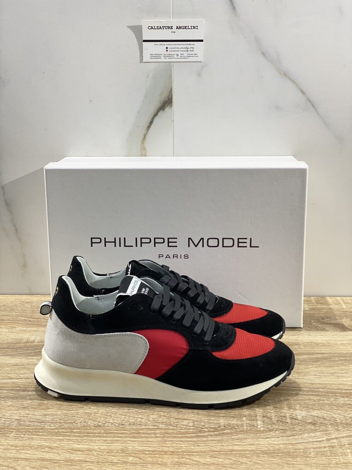 Philippe Model Montecarlo sneaker uomo 70 years Nera casual 44