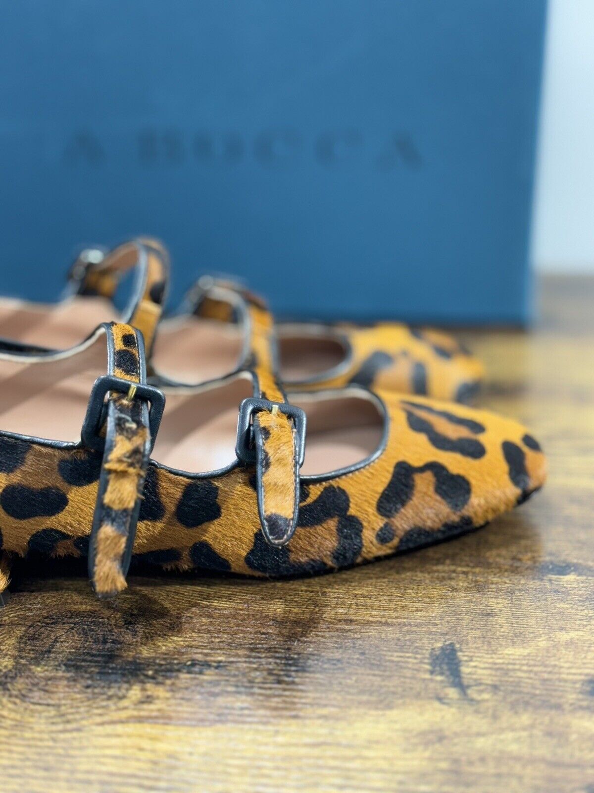 A.Bocca Two For Love Scarpa Donna Pelle Leopard  Tacco Luxury Handmade 37