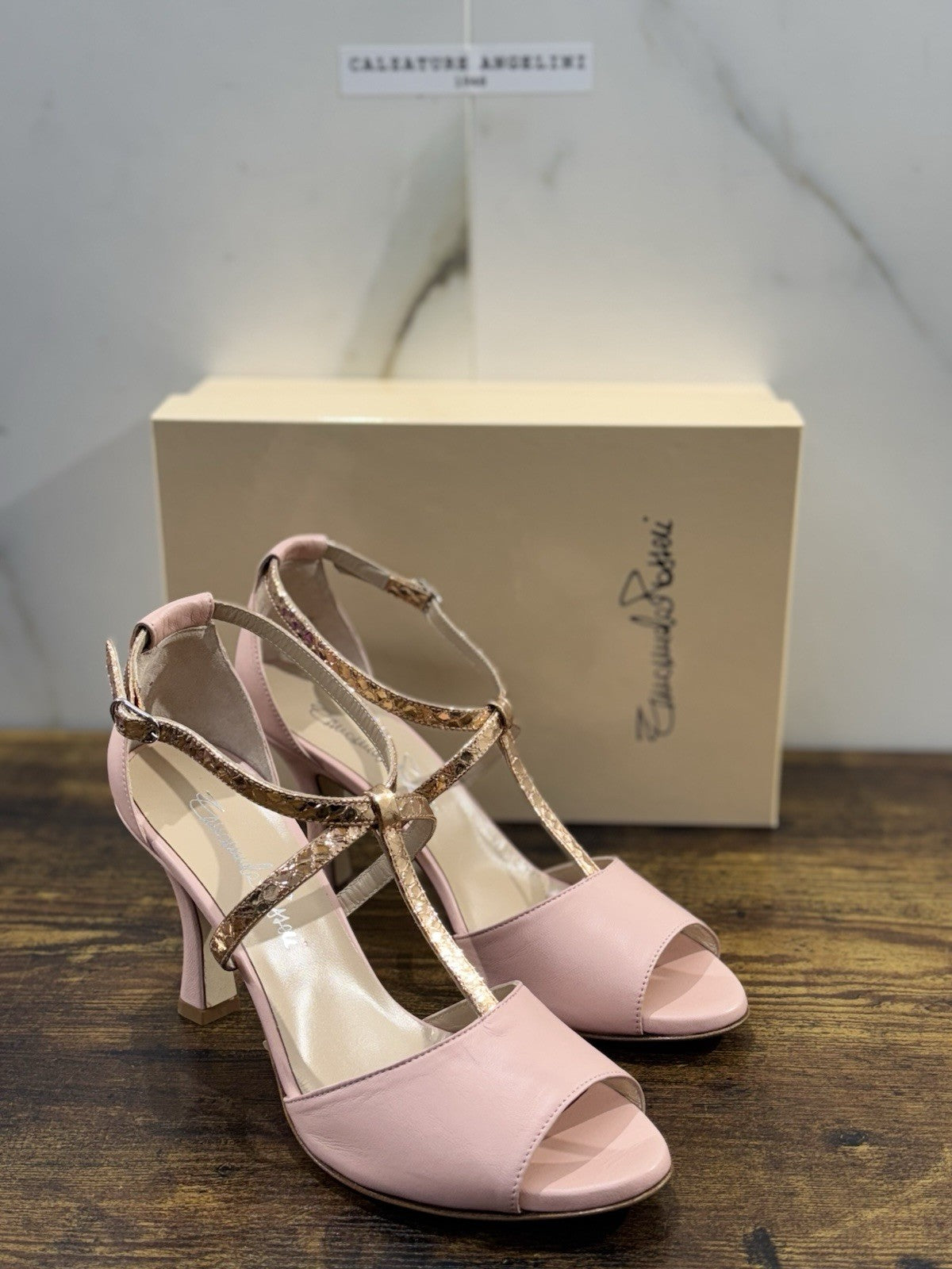Emanuela Passeri Sandalo  Pelle Cipria   Casual Scarpa Donna 38.5
