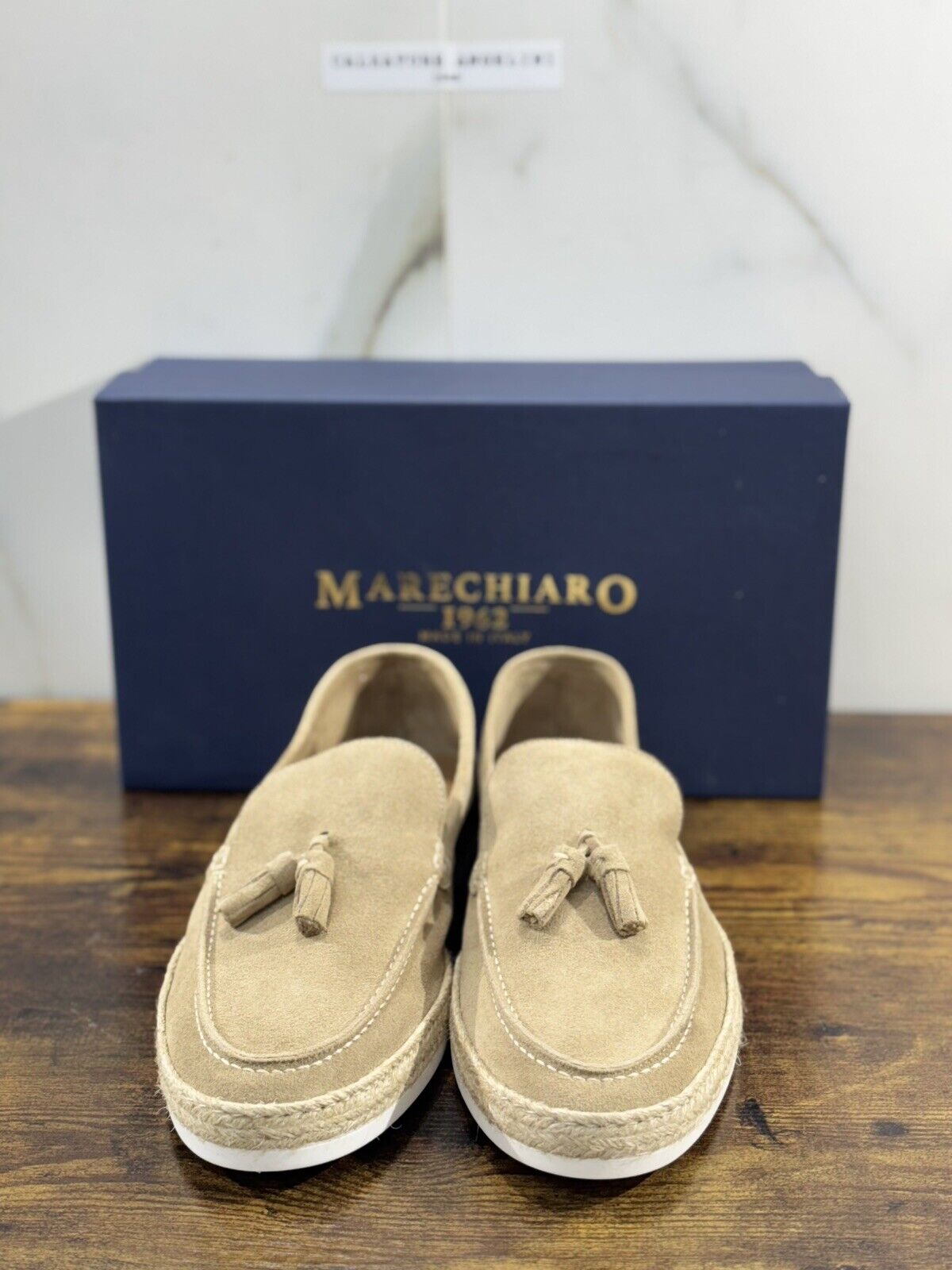 Marechiaro 1962 Mocassino Uomo Summer Icon Suede Safari 44