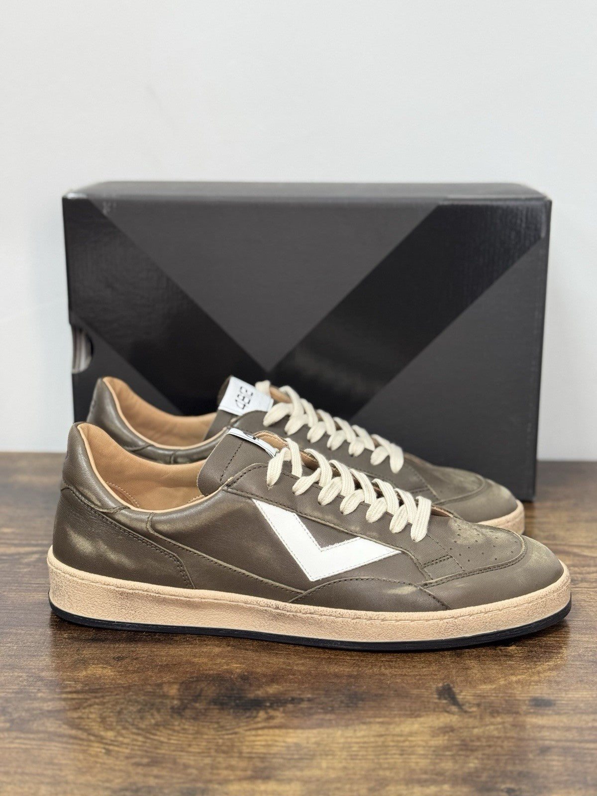 4B12 Sneaker Play new Pelle Light Grey Casual Uomo 45