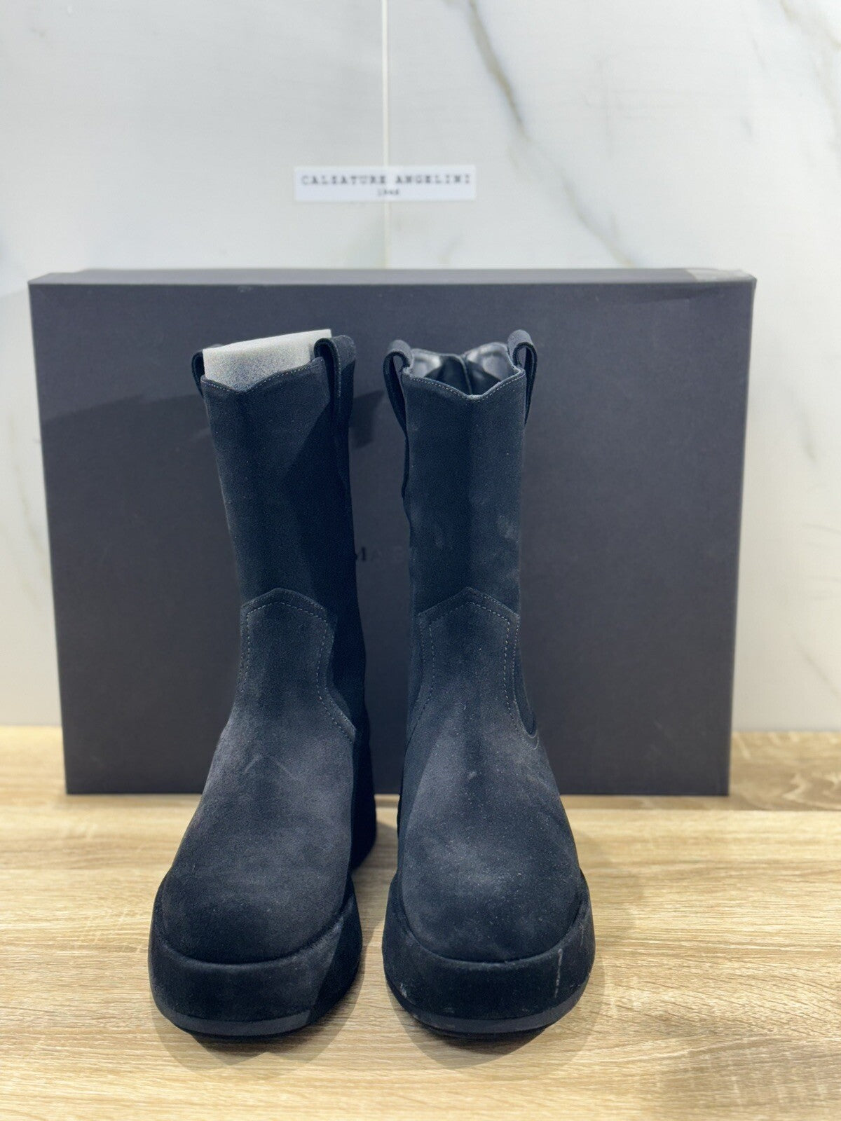Paloma Barcelo’ Stivaletto Ander    Donna Pelle Suede  Nero Zeppa  41