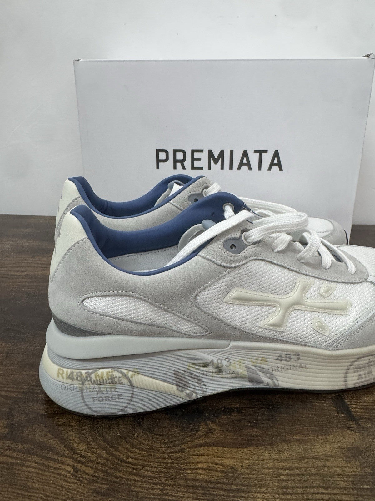 Premiata Moerun Sneaker Suede Grey Casual Premiata Uomo 45