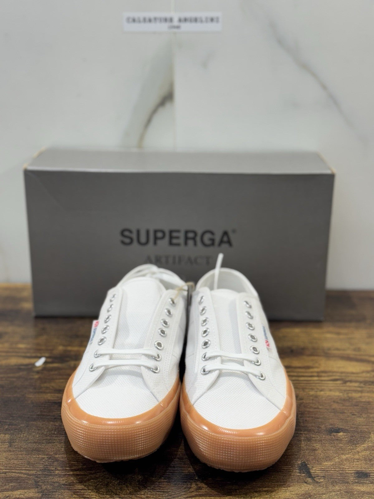 Superga Artifact Icon Sneaker Canvas Bianco Causal Superga Uomo 41