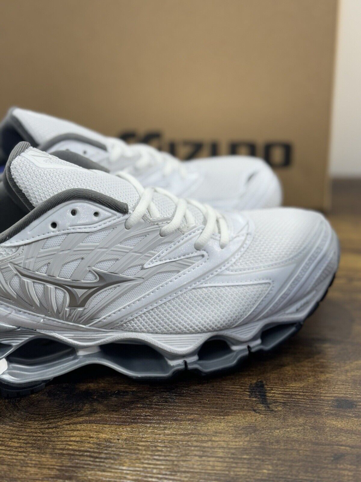 Mizuno Sneaker Uomo Wave Propecy LS Bianca  Heritage Casual 45