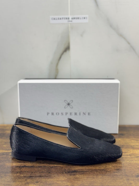 Prosperine mocassino donna in Cavallino       luxury made in italy Nero 38