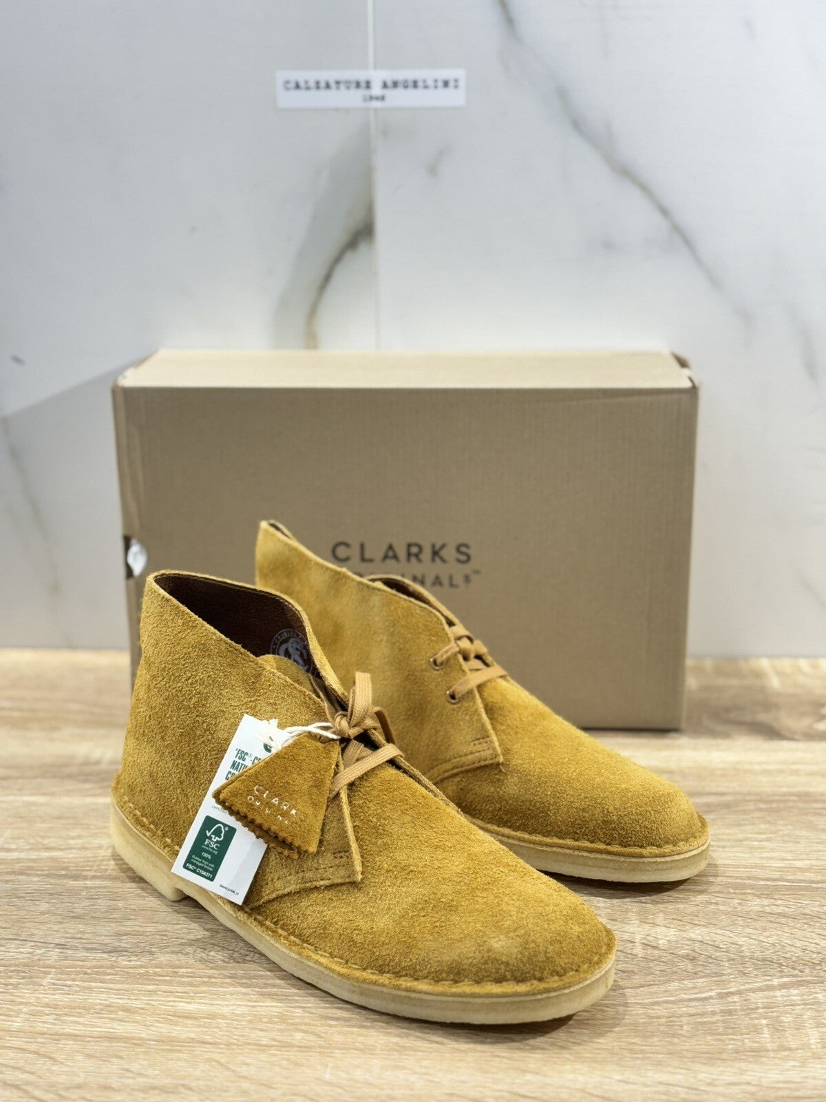 Scarpe stringate da uomo Desert Rock Lo in camoscio color acero