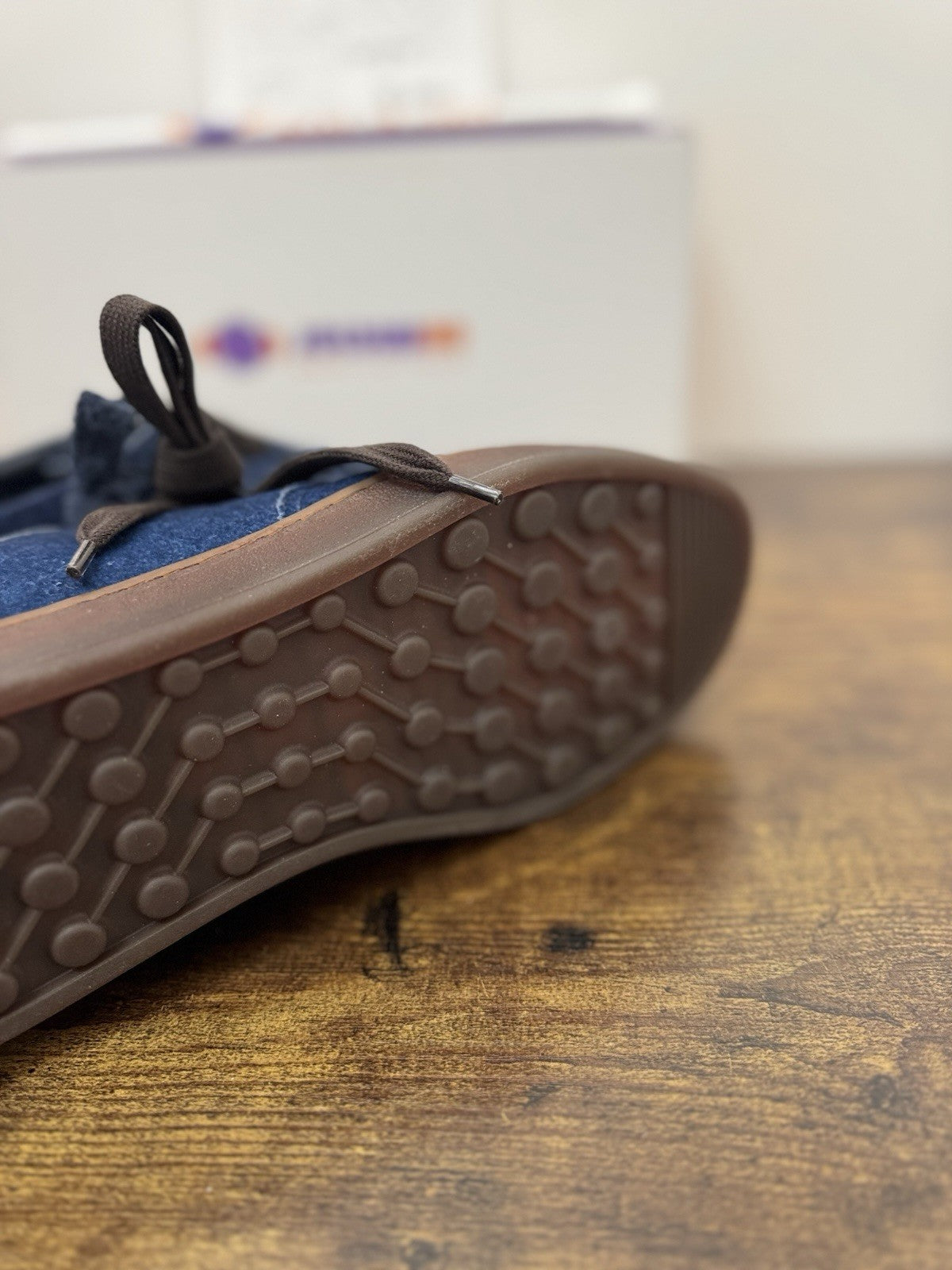 Soldini Sneaker Cachemere  Blu  100% Made In Italy Causal Uomo 44