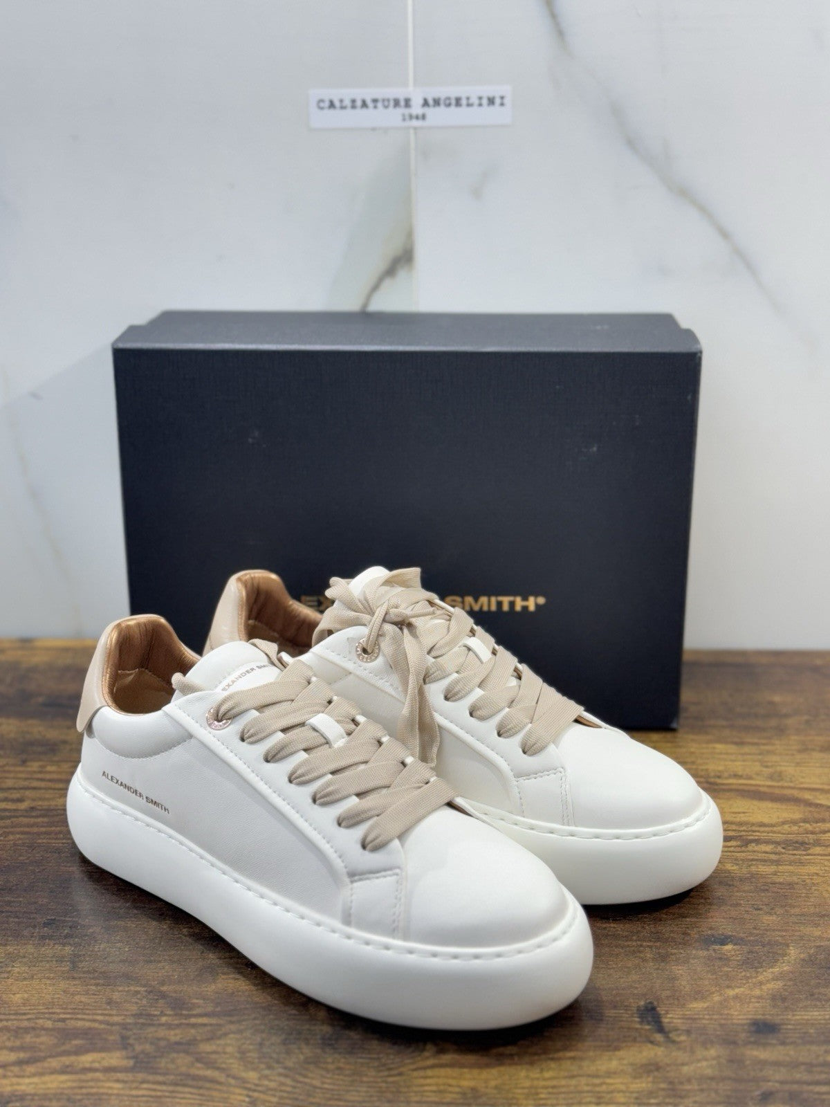 Alexander Smith Sneaker Soho Pelle Bianca  Donna 40