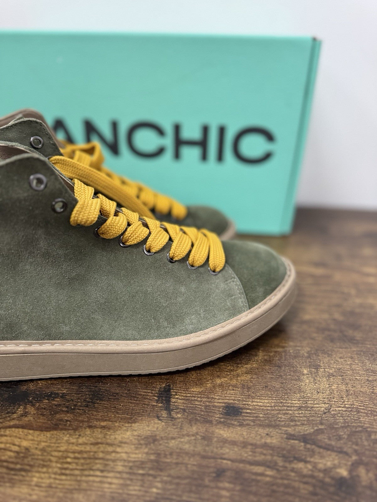 Panchic Ankle Boot Suede Verdone      Casual Boot Uomo 43