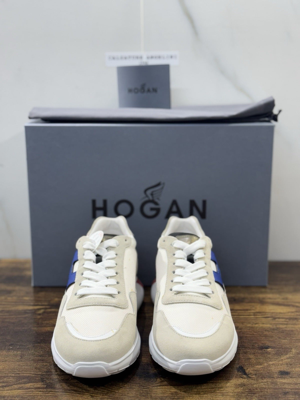 Hogan Interactive 3 Pelle Suede Ghiaccio Casual Hogan Uomo 41.5
