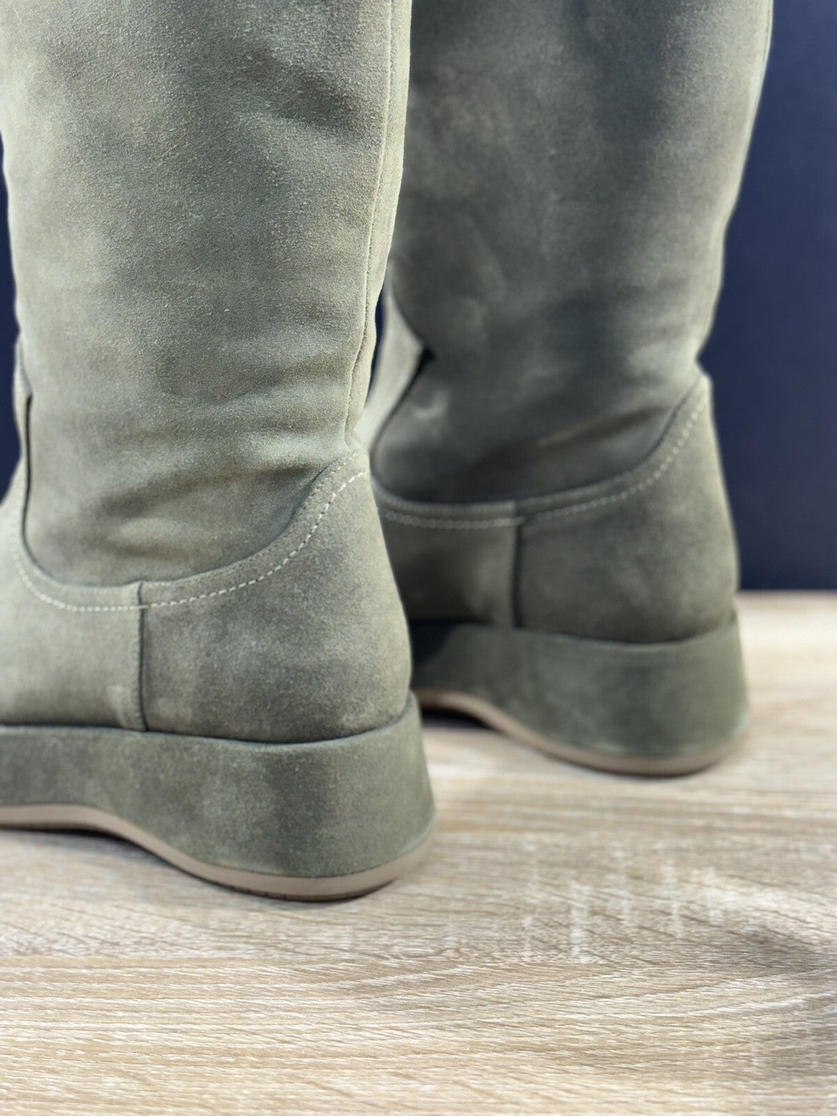 Paloma Barcelo’ Stivale Donna  Roy    Donna Suede Crosta Olive  Zeppa  40